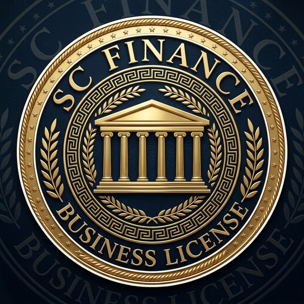 SC Finance Business License — Selo Oficial